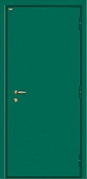 Входная дверь металлическая техническая TEH-955 окрас нитроэмалью, цена 12 000  руб.